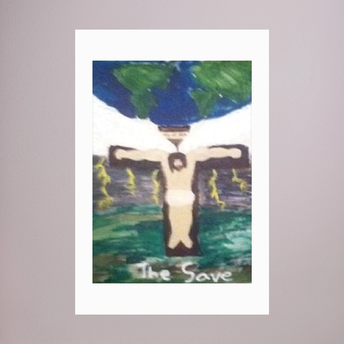 Paper Print art of JL : The Save