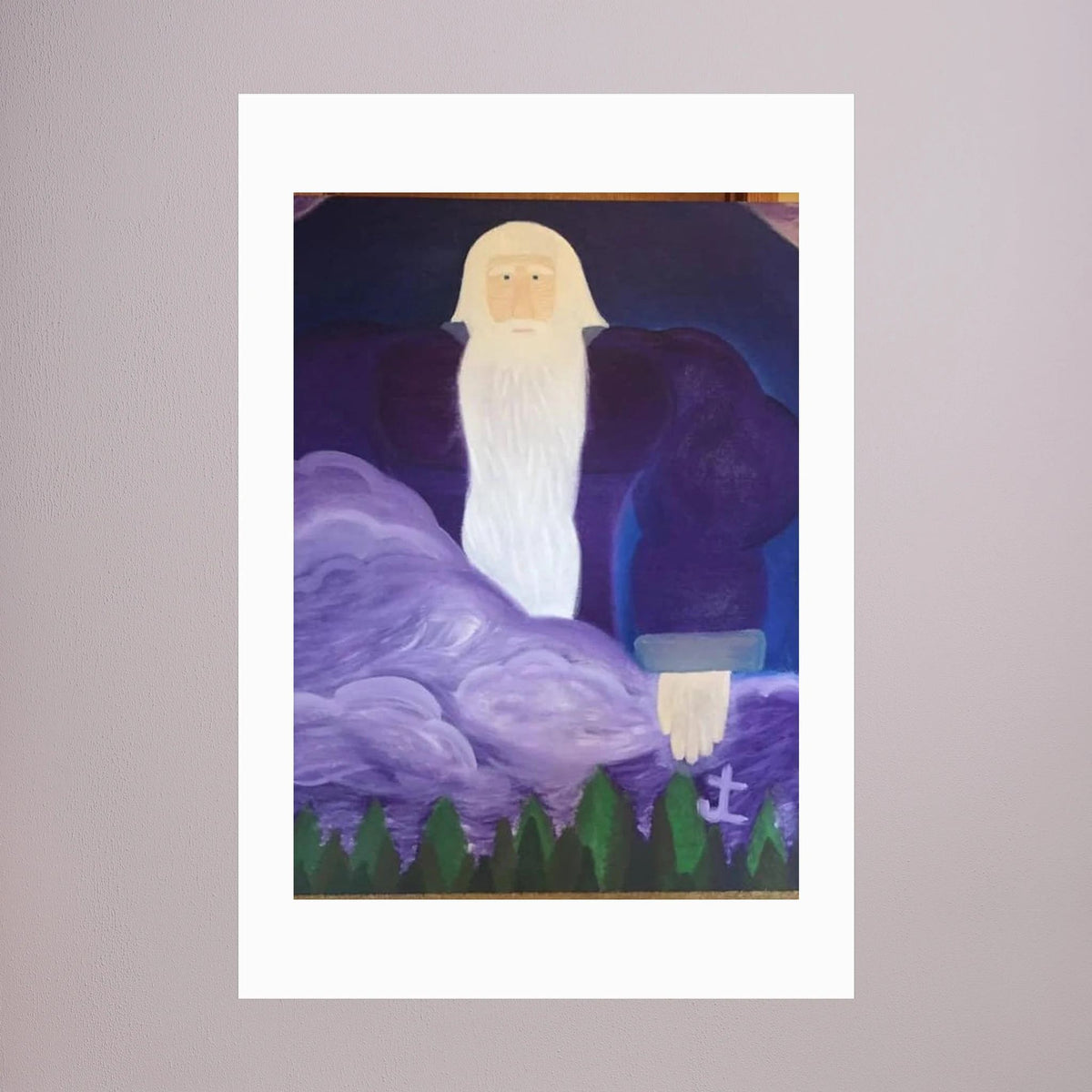 Paper Print art of JL : Vision of God 4