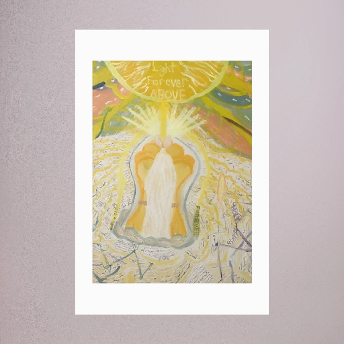 Paper Print art of JL : The Wisdom of God