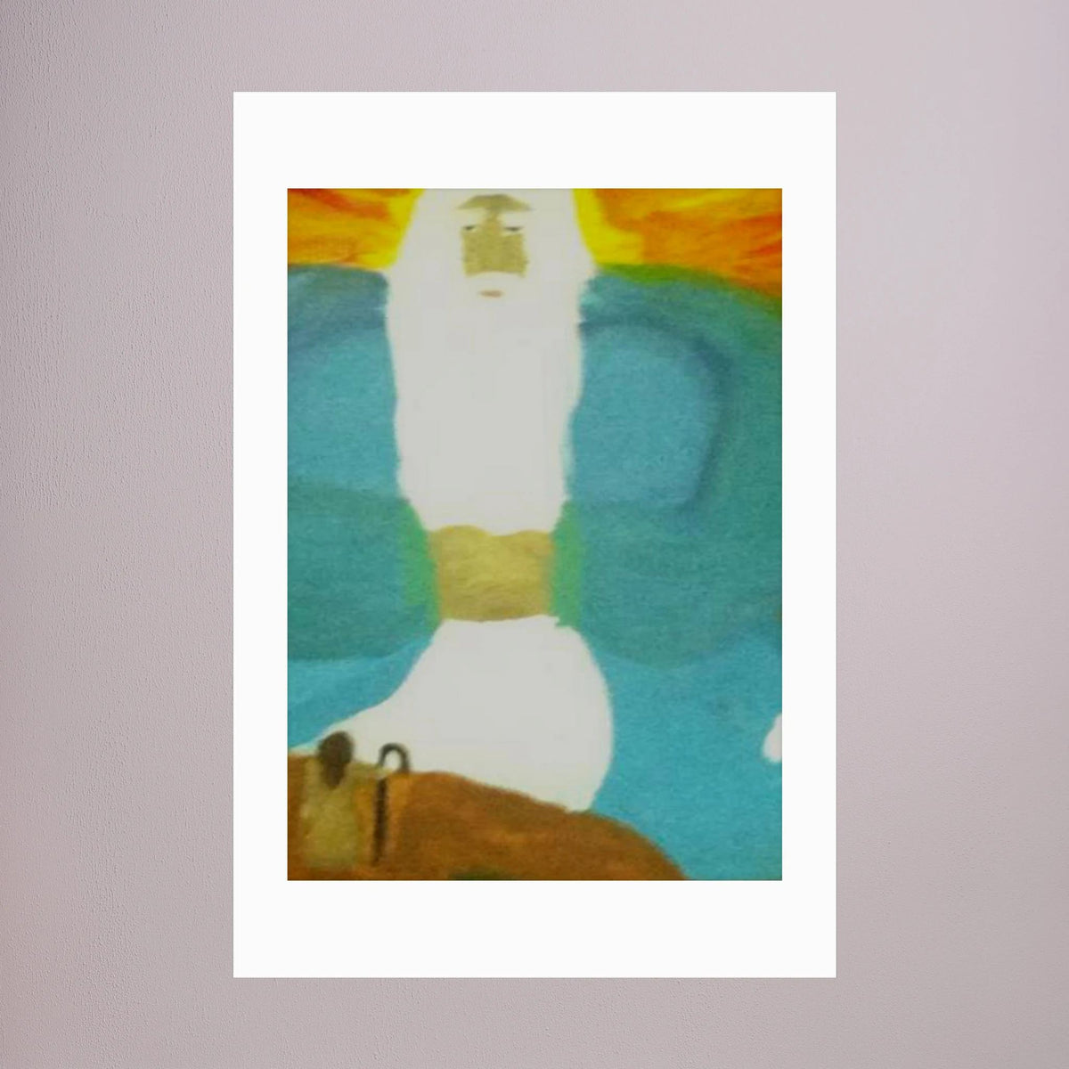 Paper Print art of JL : Desert Witness