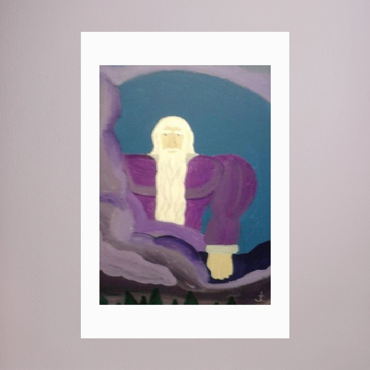 Paper Print art of JL : Vision of God 2