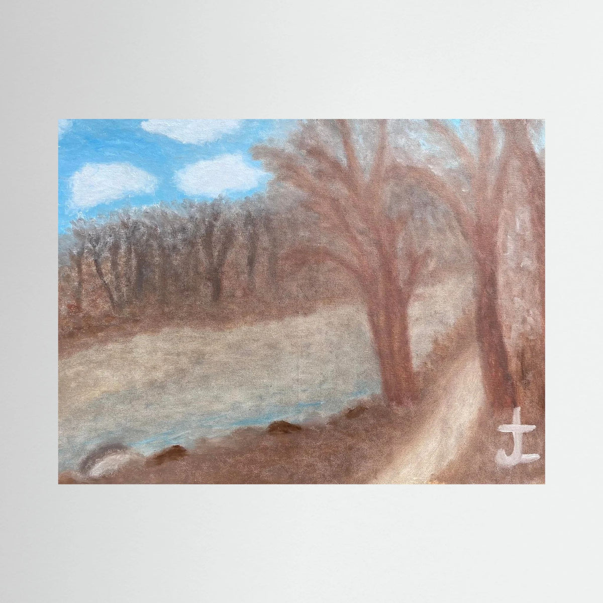 Paper Print art of JL : Mississippi River