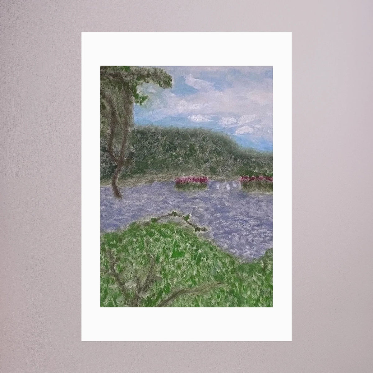 Paper Print art of JL : Secret Lake