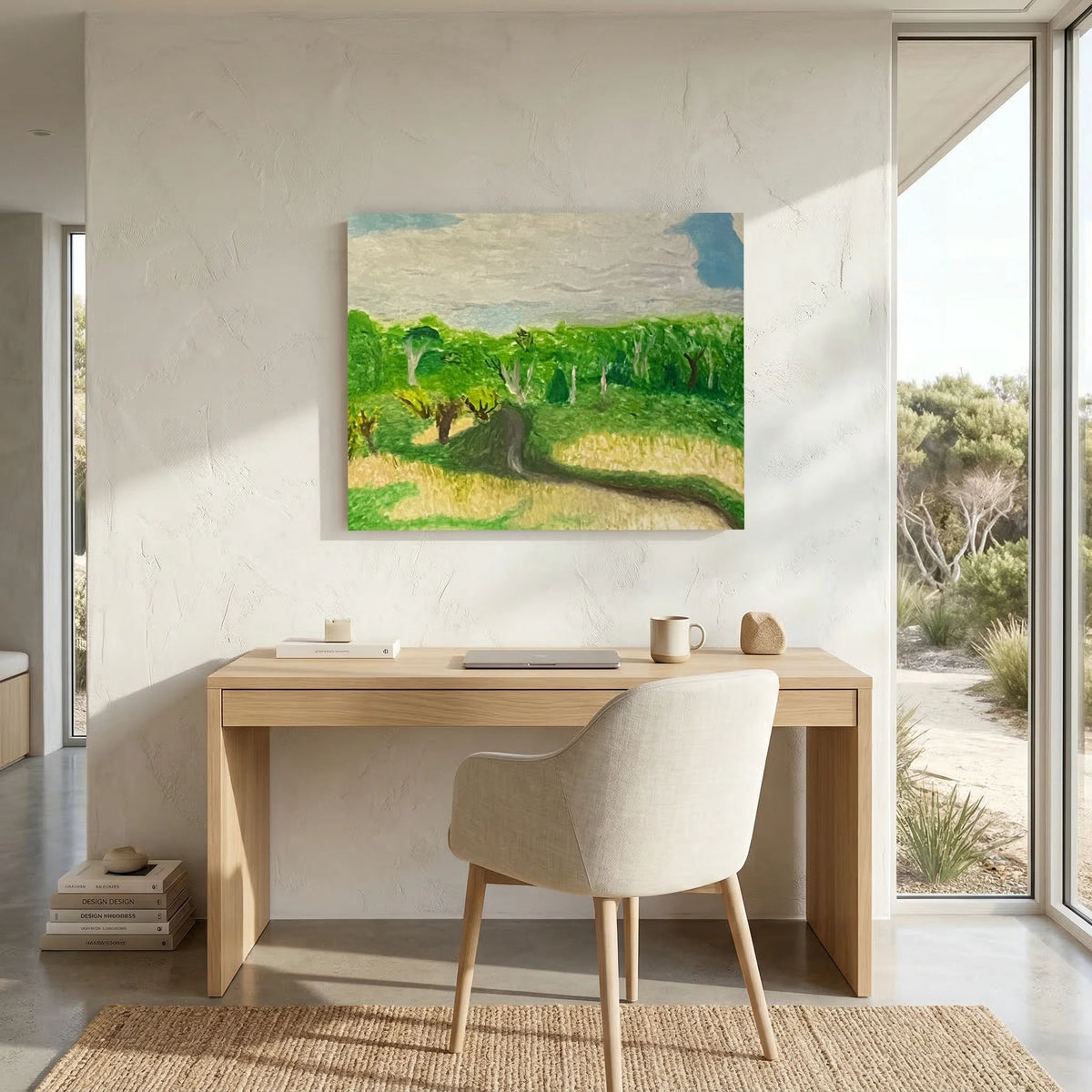 Paper Print art of JL : Elm Creek Park