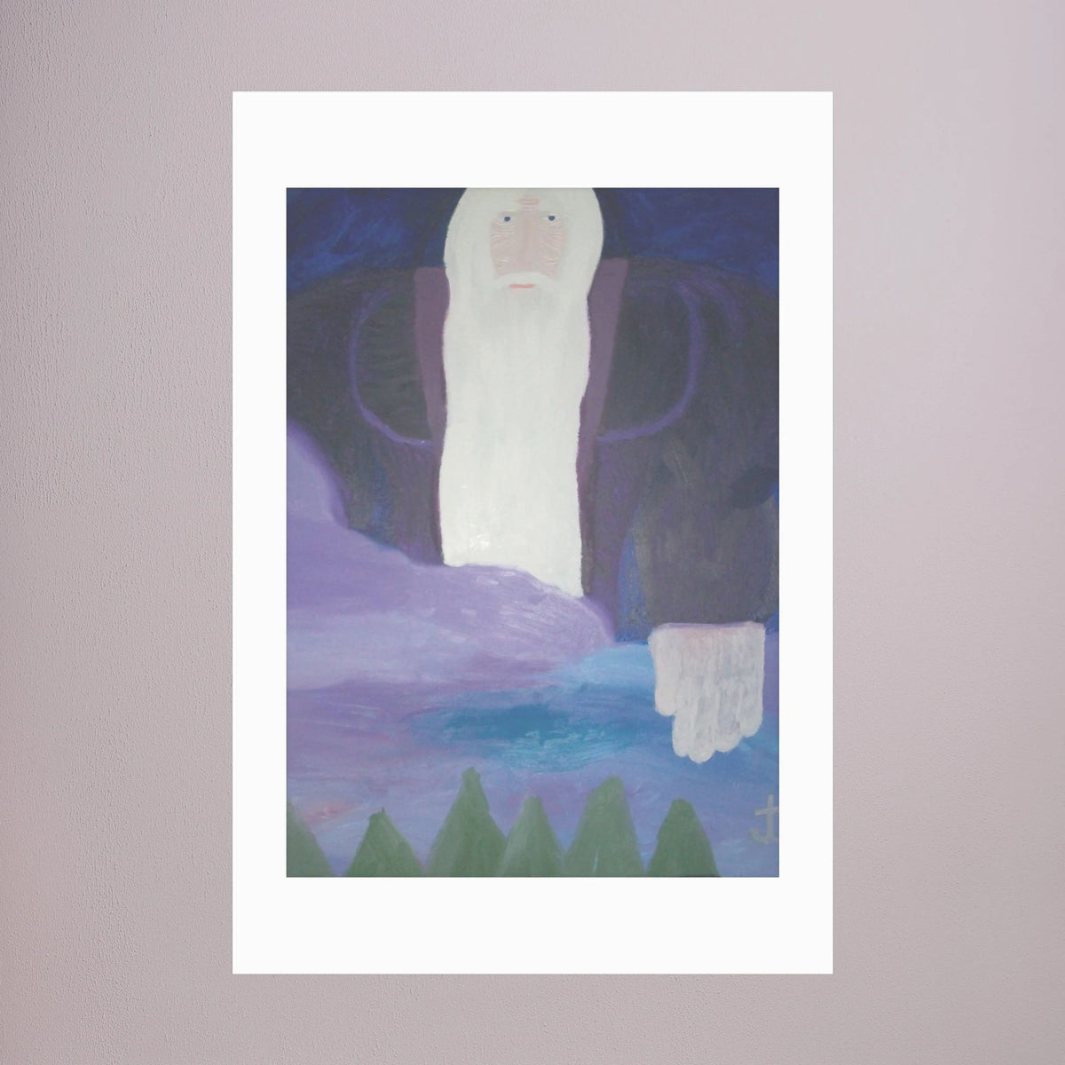 Paper Print art of JL : art of God