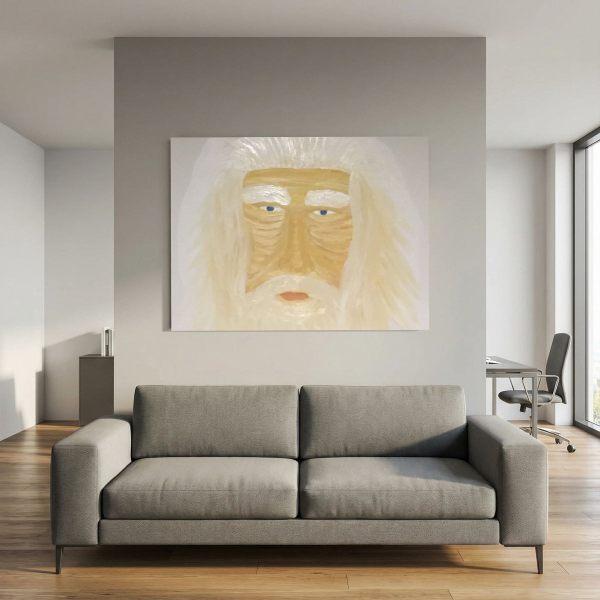 Paper Print art of JL : God's Face
