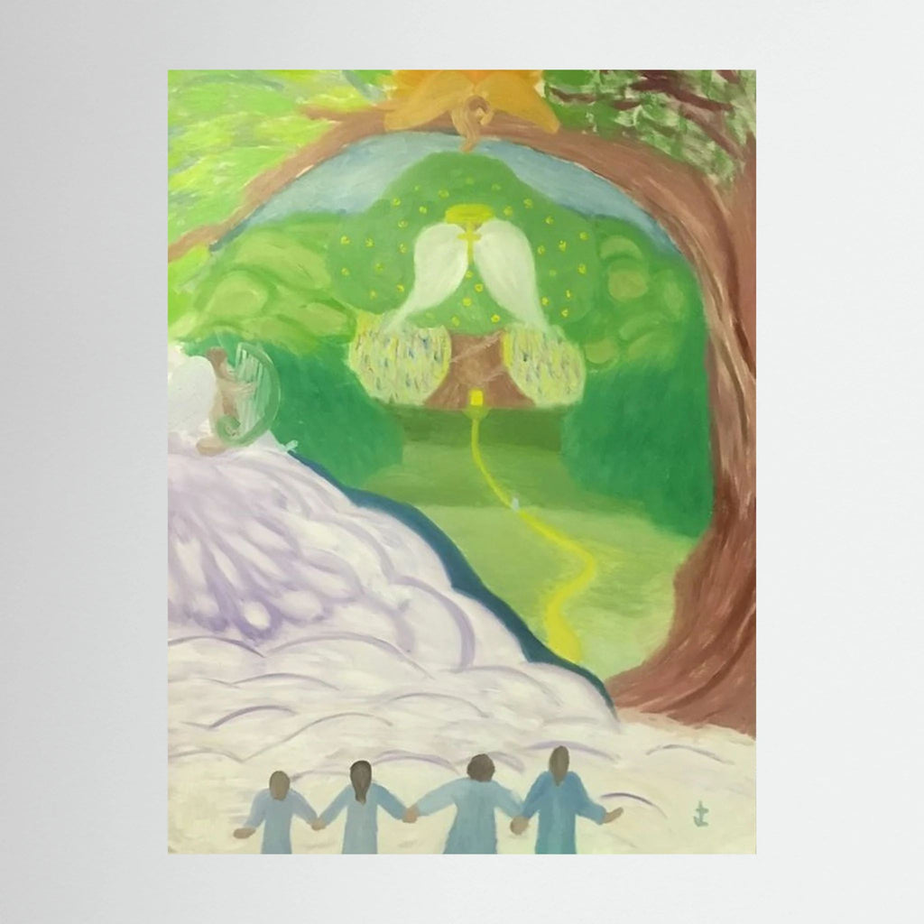 Paper Print art of JL : Angel Visions