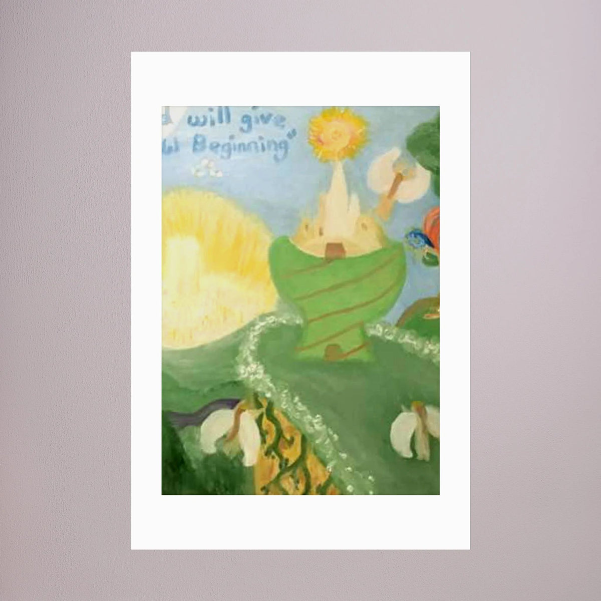 Paper Print art of JL : A new beginning