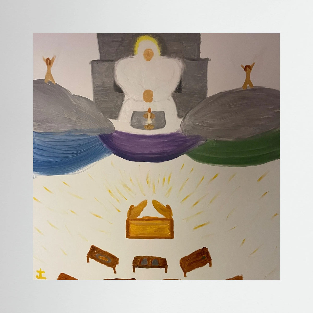 Paper Print art of JL : Holy Symbol of God
