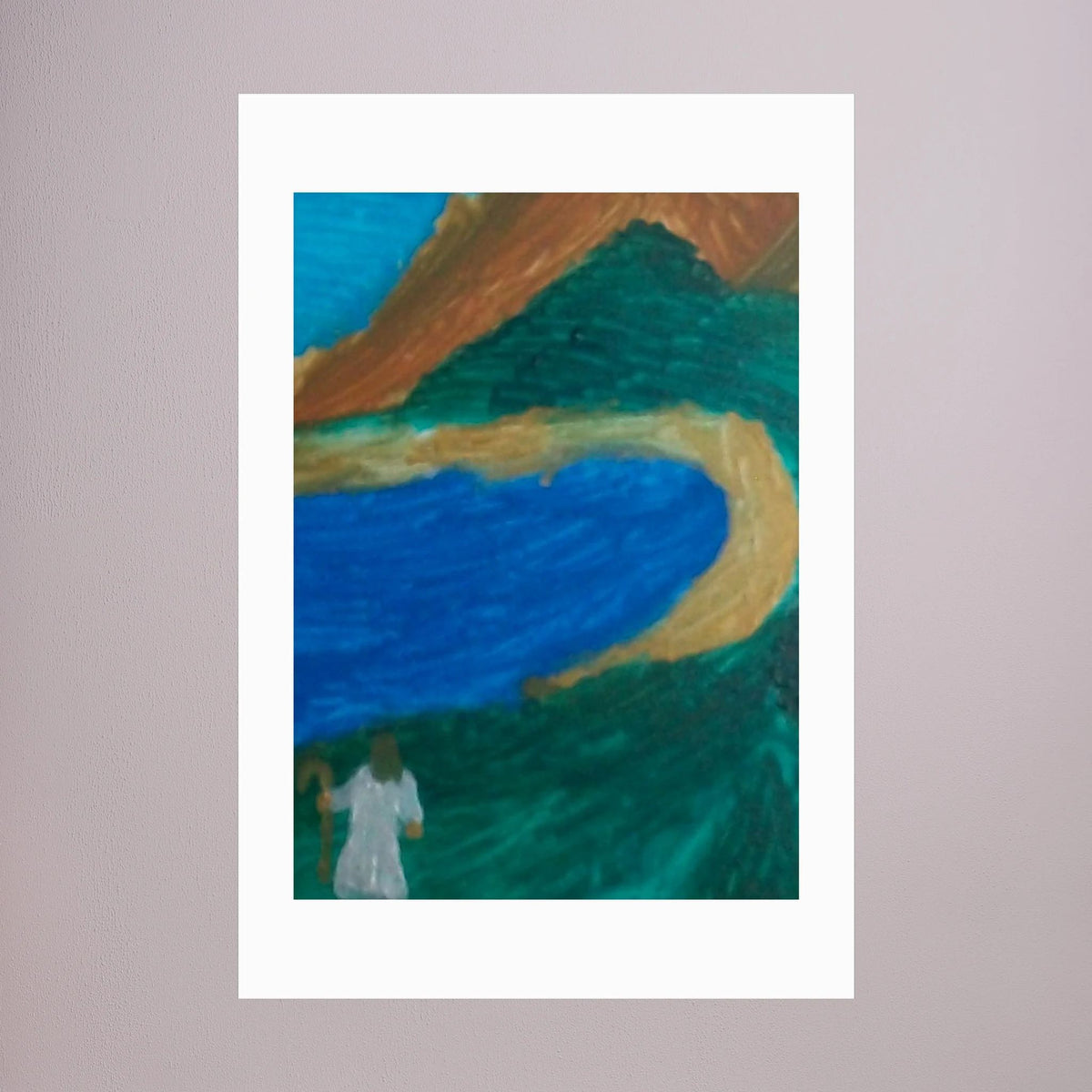 Paper Print art of JL : The Teacher
