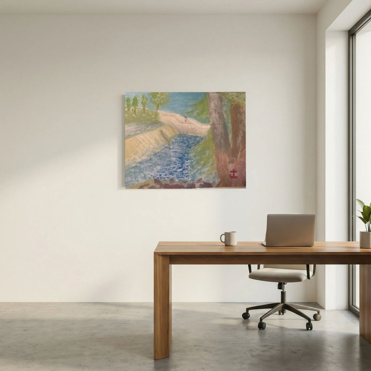 Paper Print art of JL : Anoka Dam