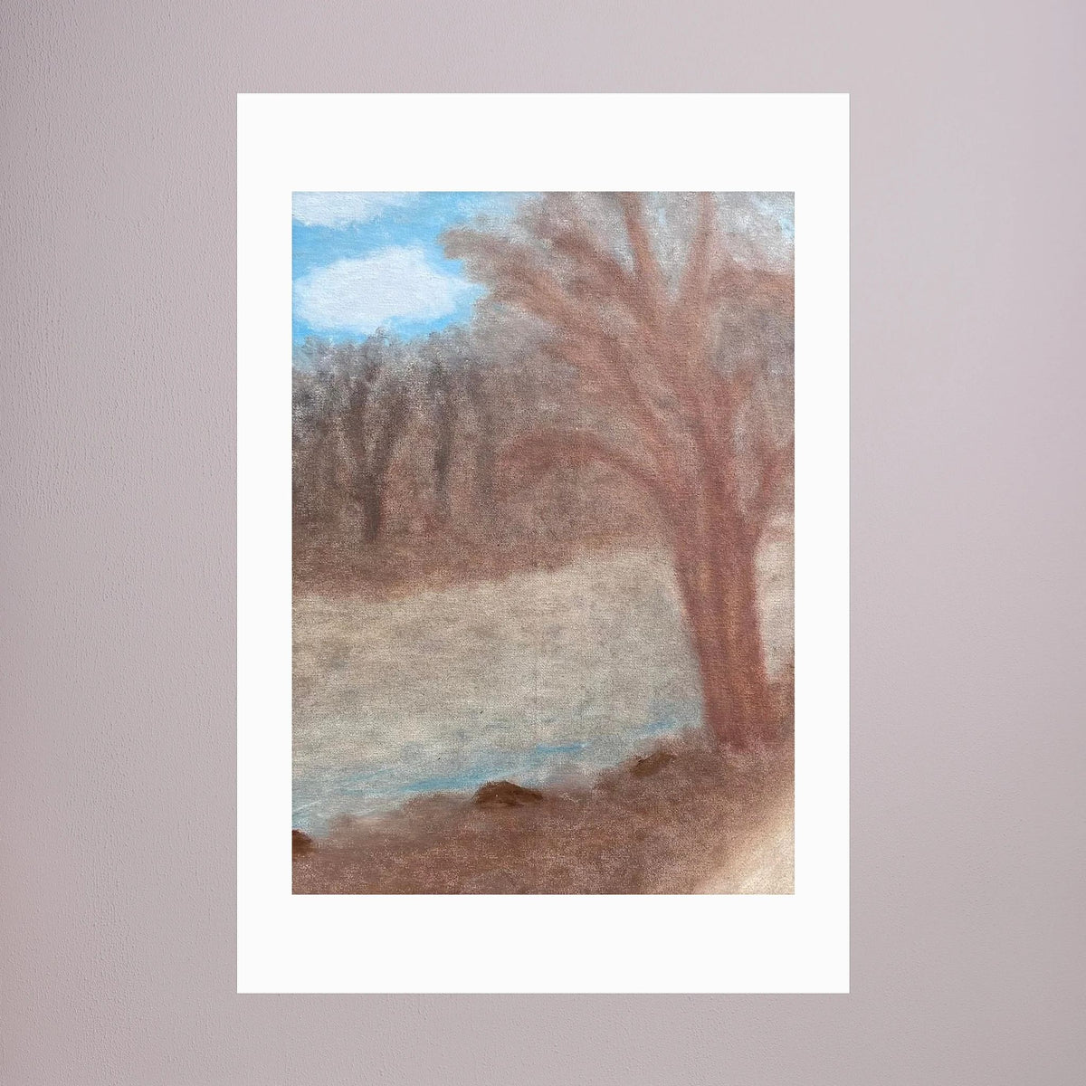 Paper Print art of JL : Mississippi River