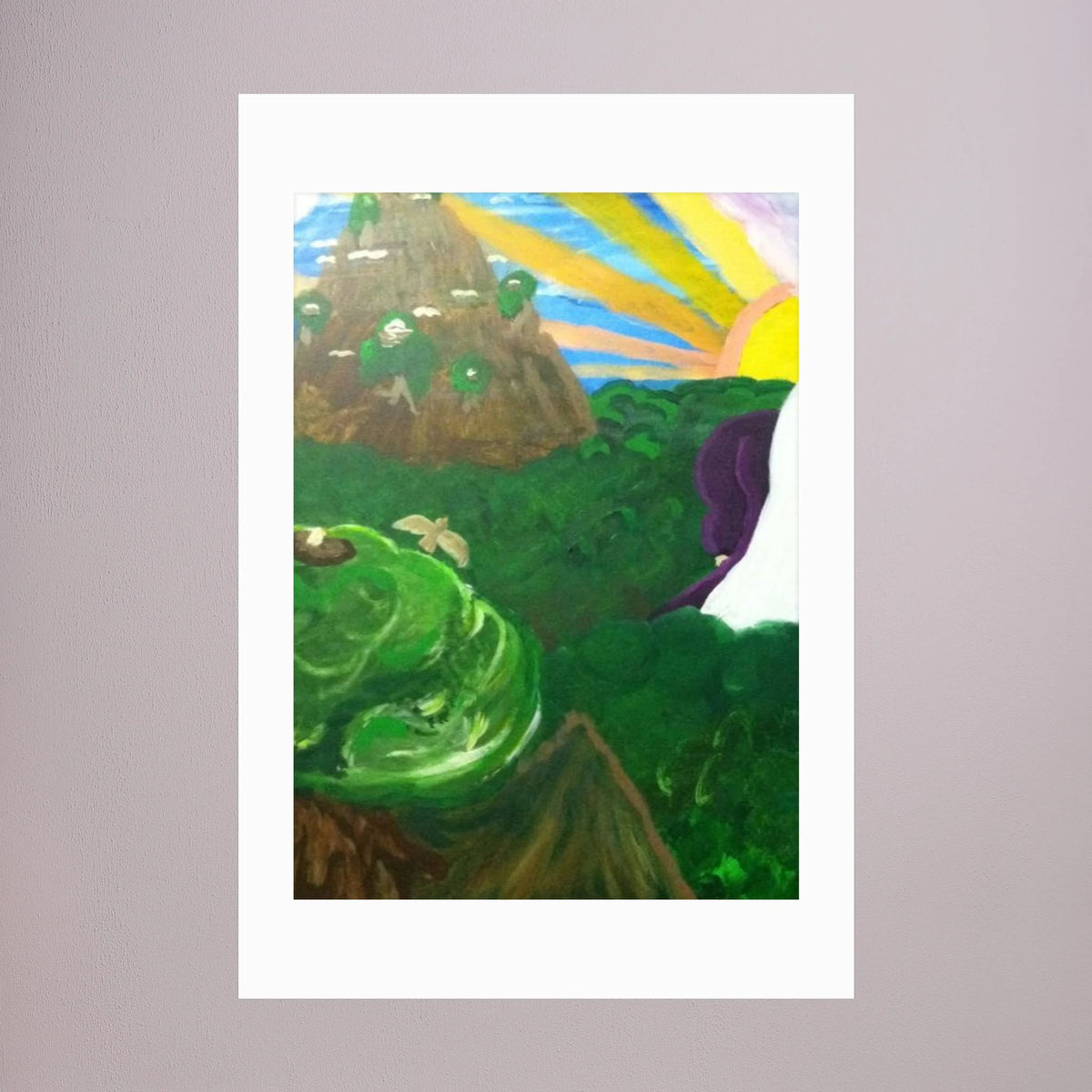Paper Print art of JL : Making The Path of Life