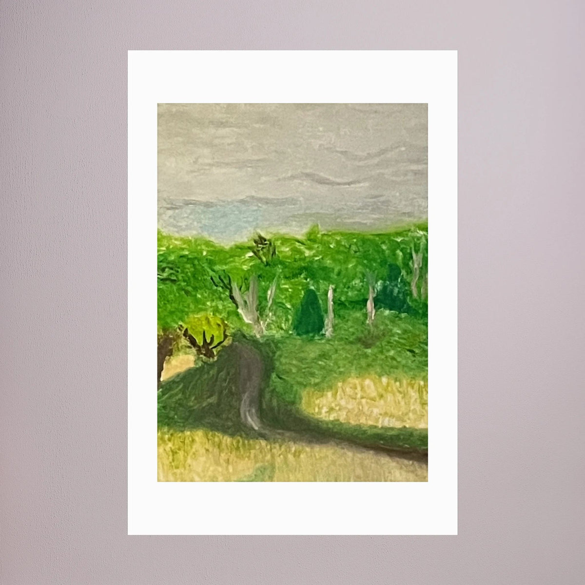 Paper Print art of JL : Elm Creek Park