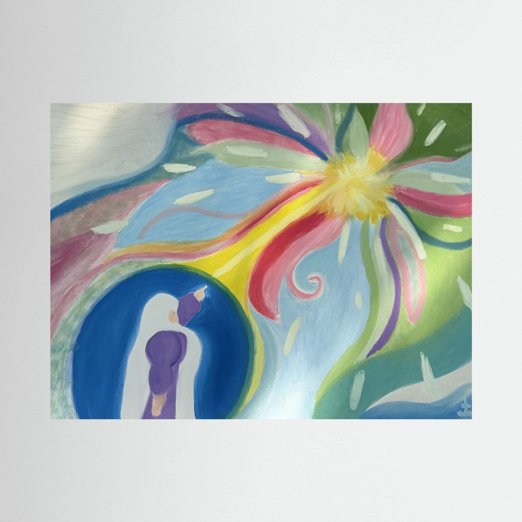 Paper Print art of JL : Let there be light