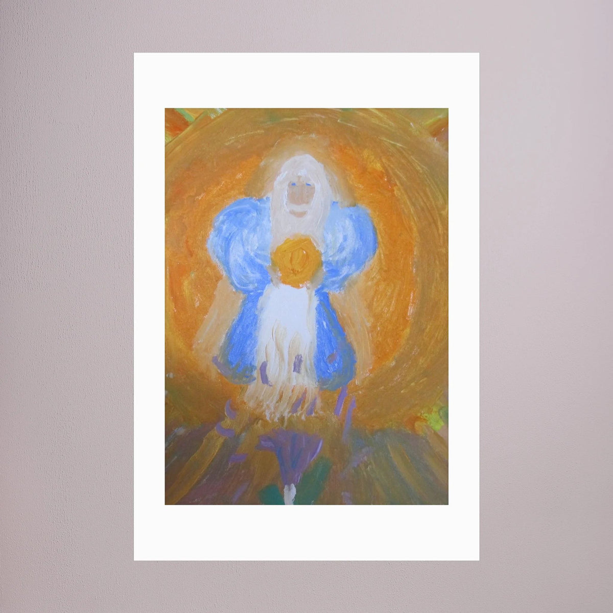 Paper Print art of JL : Sunshine and God