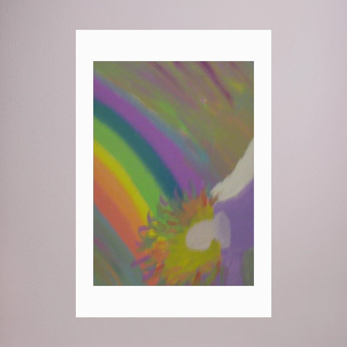 Paper Print art of JL : Rainbow Making