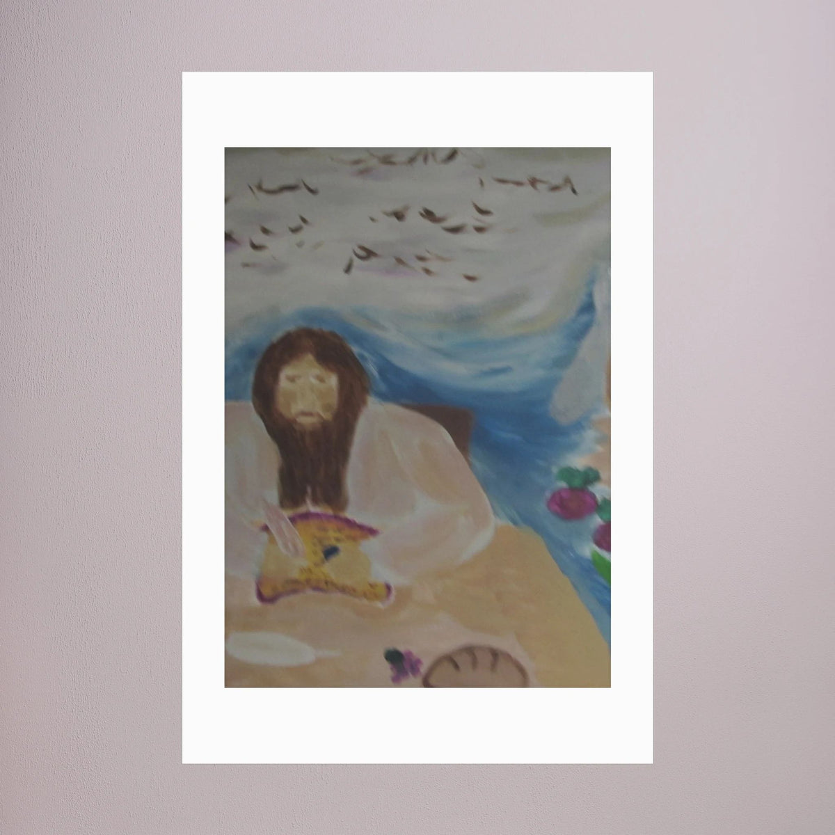 Paper Print art of JL : The Wisdom of Jesus