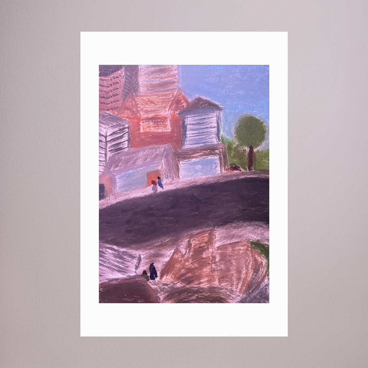 Paper Print art of JL : Rattley ol' Street