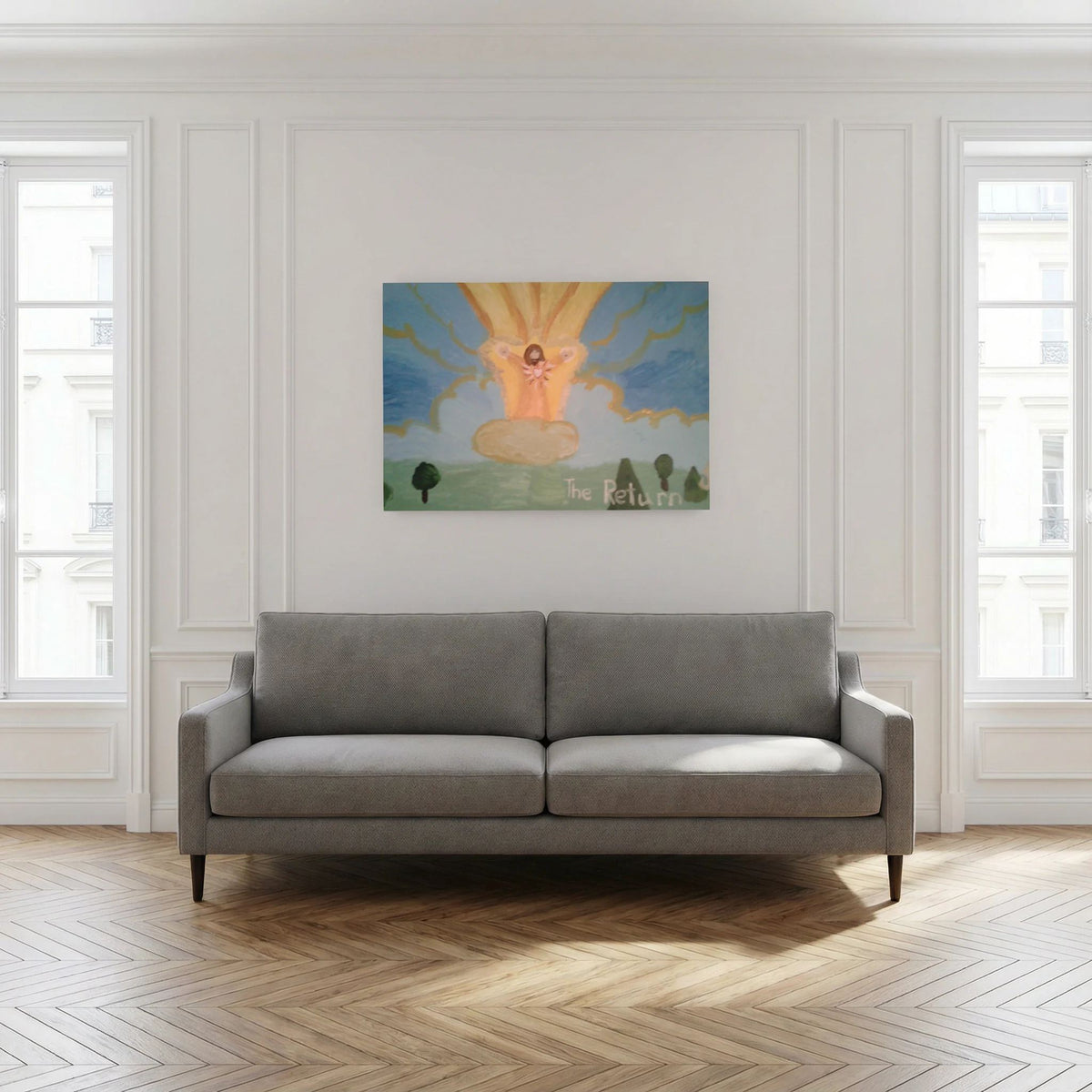 Paper Print art of JL : The Return of Jesus Christ