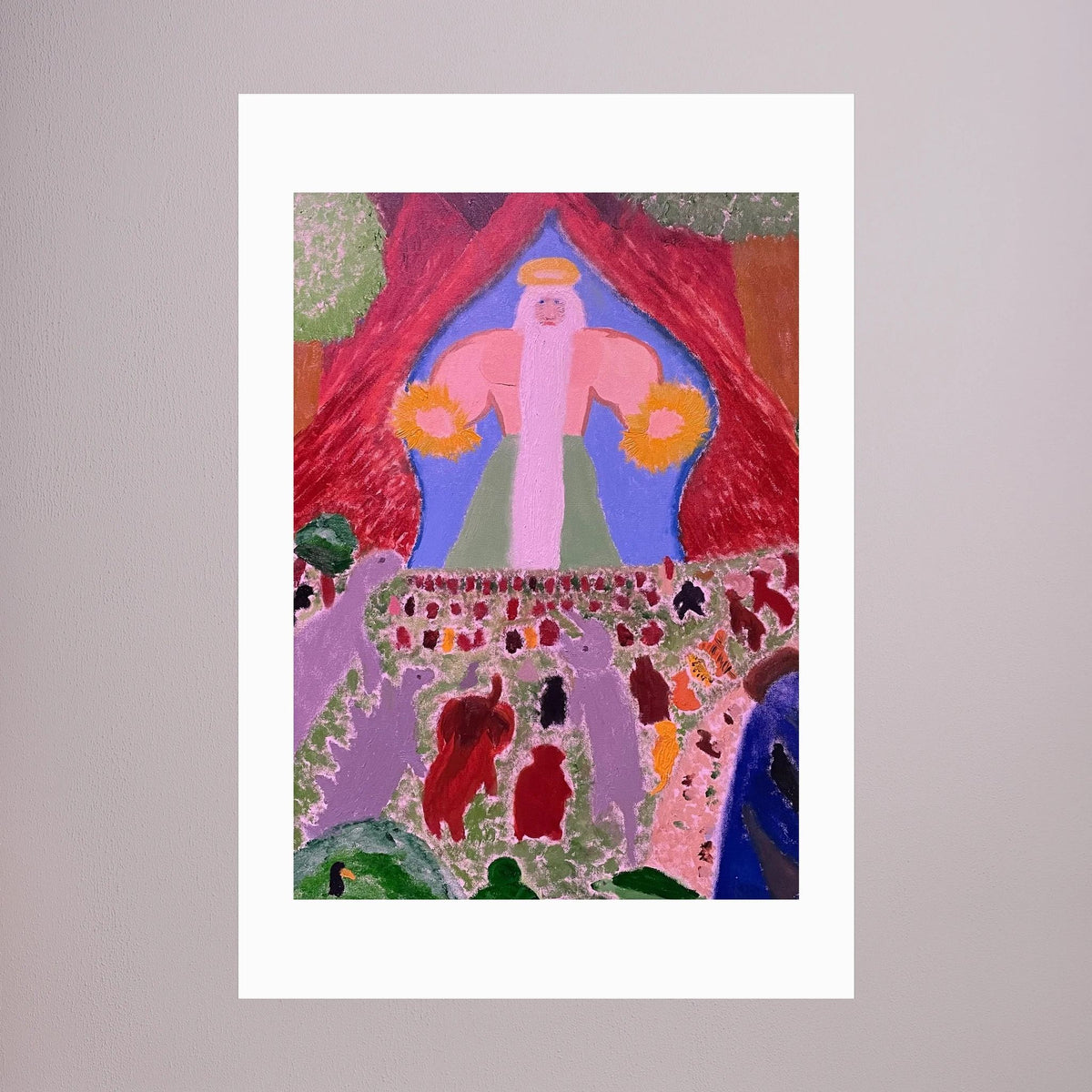 Paper Print art of JL : Garden of Edin