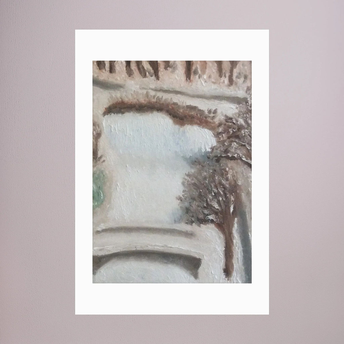 Paper Print art of JL : Frozen Minnehaha Falls