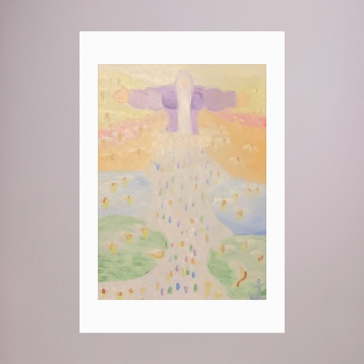 Paper Print art of JL : Entering Into Heaven