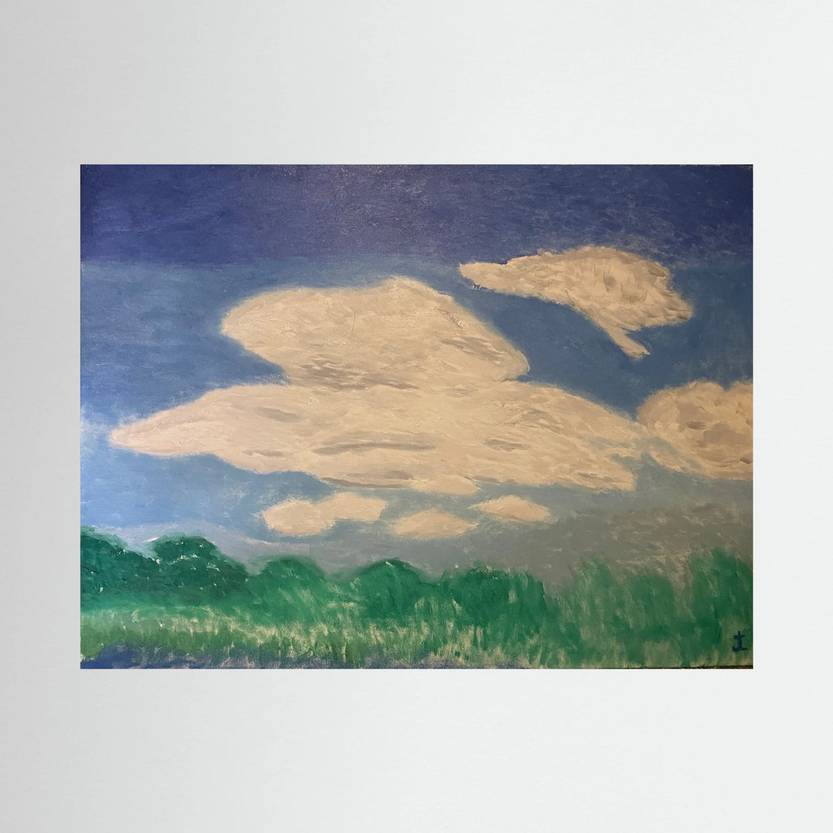 Paper Print art of JL : Cloudy day
