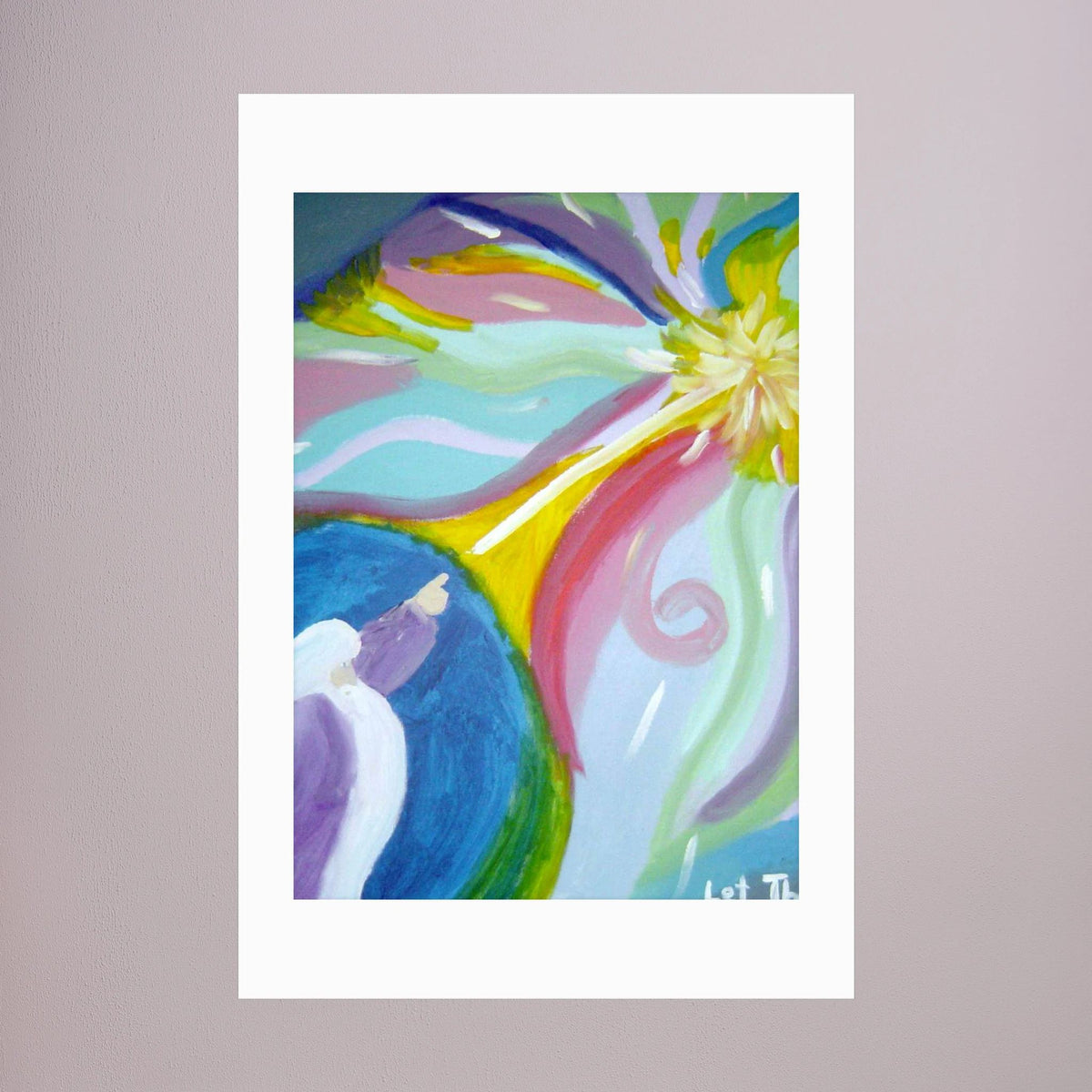 Paper Print art of JL : Let there be light 2