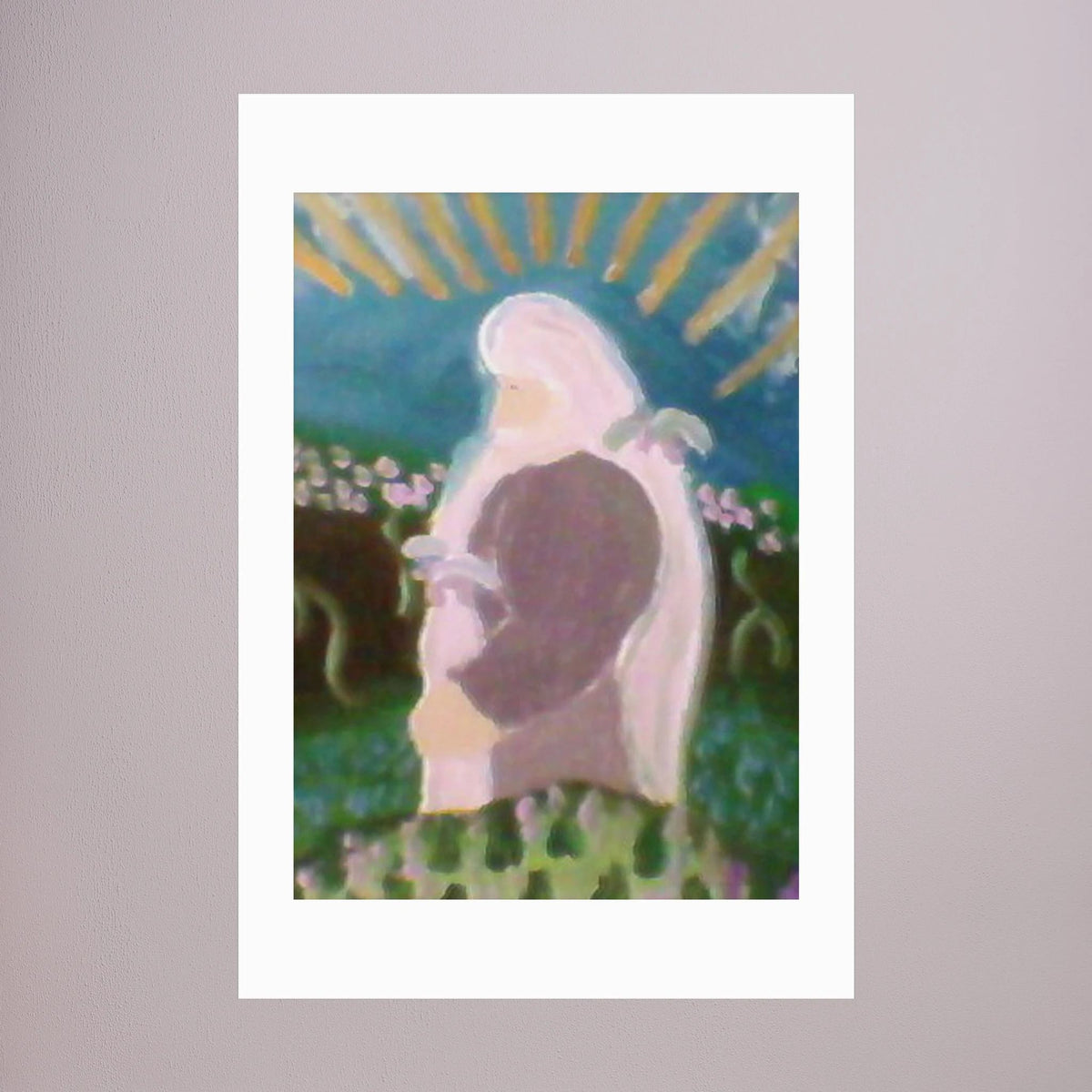 Paper Print art of JL : God in the valley