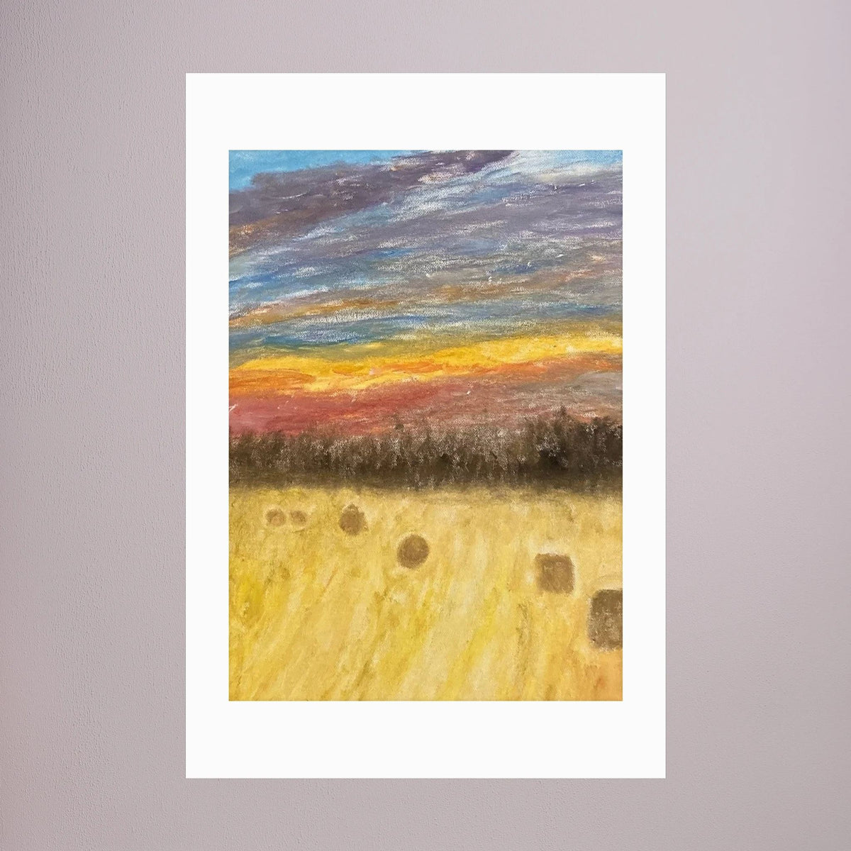 Paper Print art of JL : Midwestern Sunset
