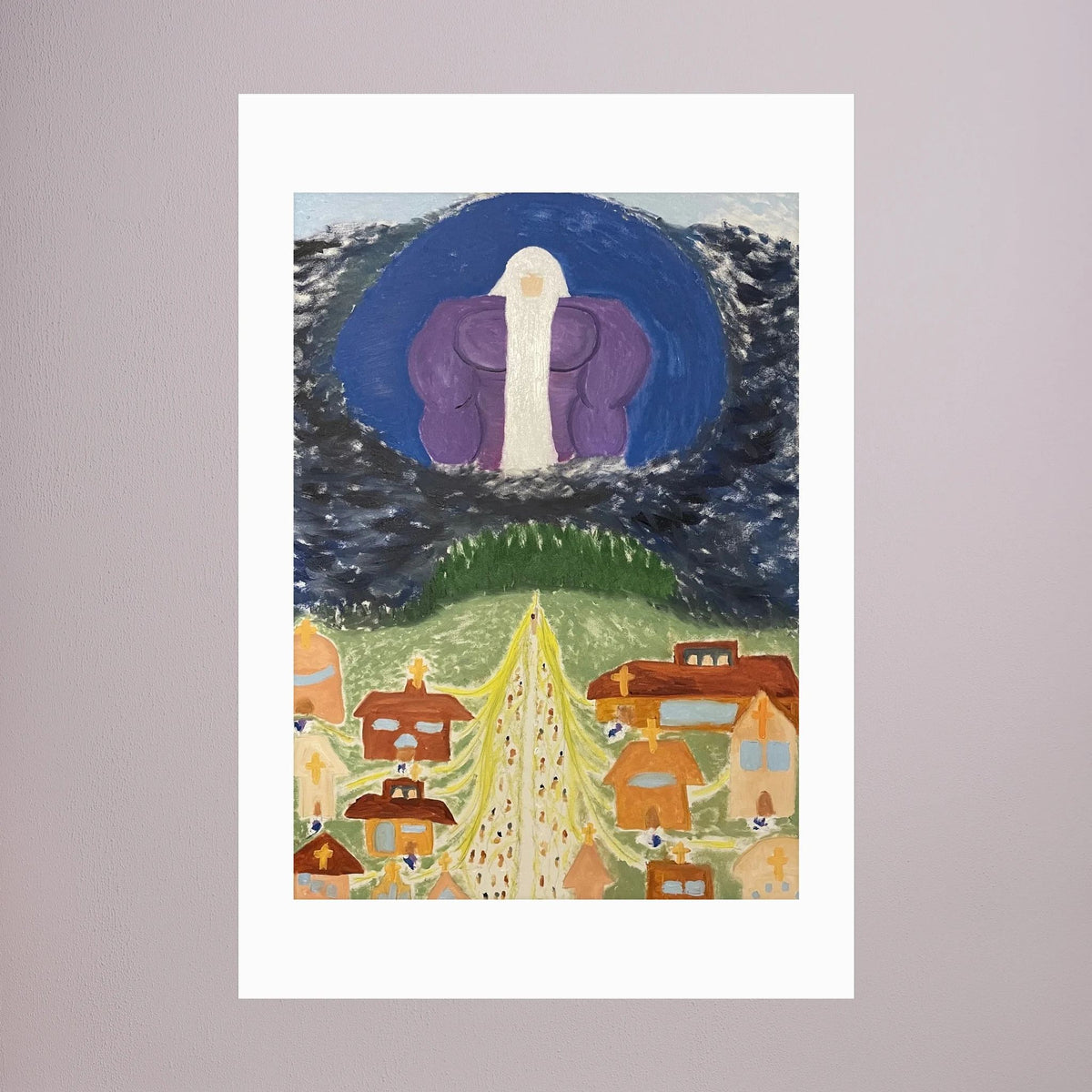 Paper Print art of JL : Moving Mountains with Faith