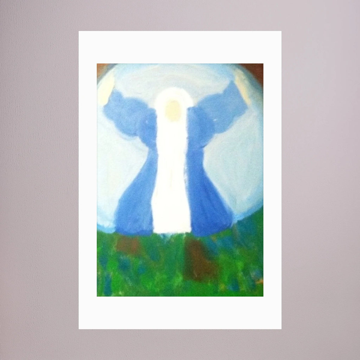 Paper Print art of JL : raising mountains