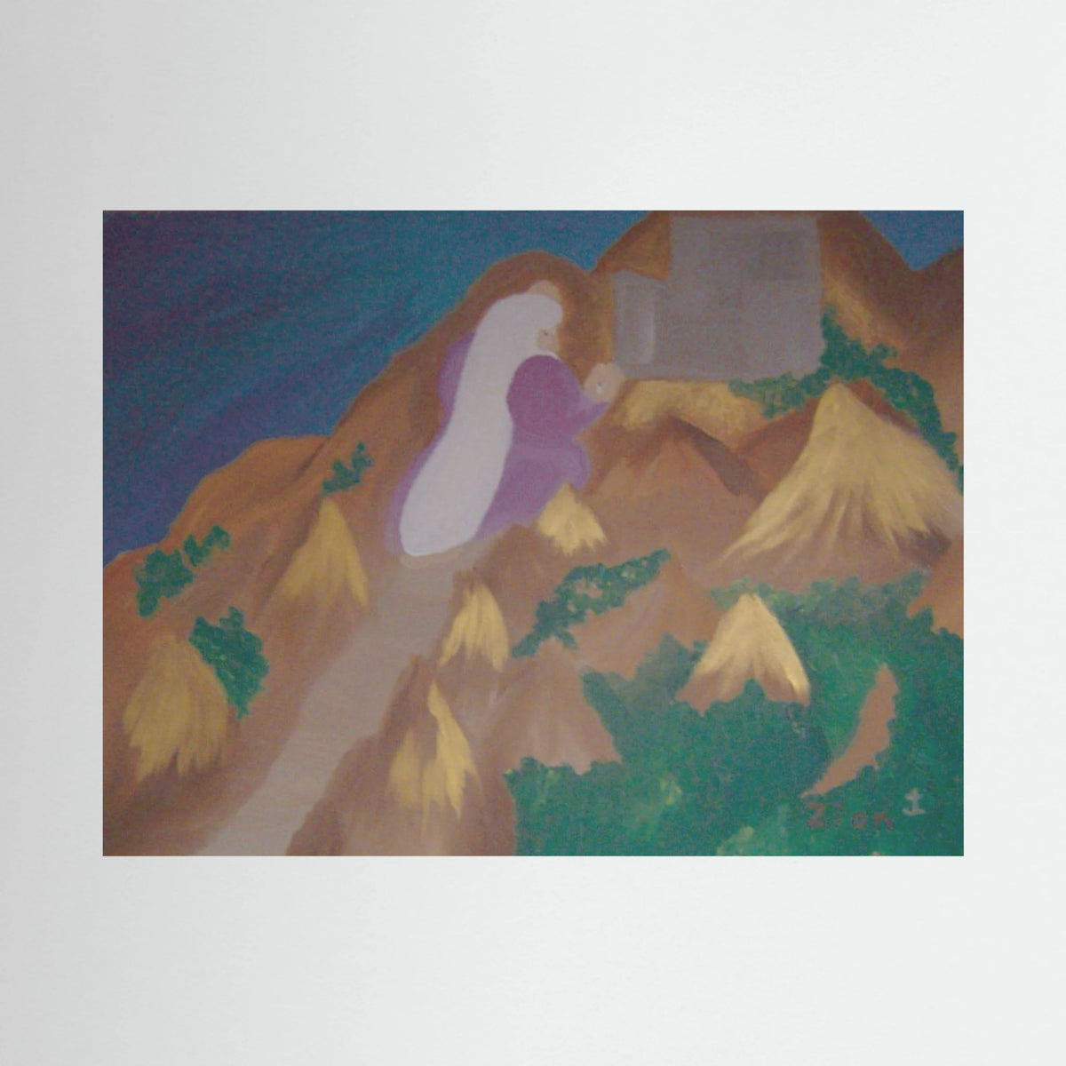 Paper Print art of JL : Mt. Zion's Throne
