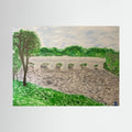 Paper Print art of JL : Champlin Bridge