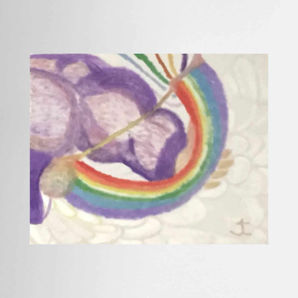 Paper Print art of JL : God's Rain Bow