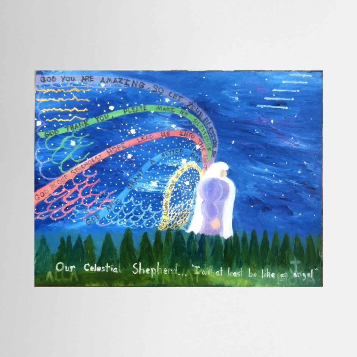 Paper Print art of JL : Our Celestial Shepherd 