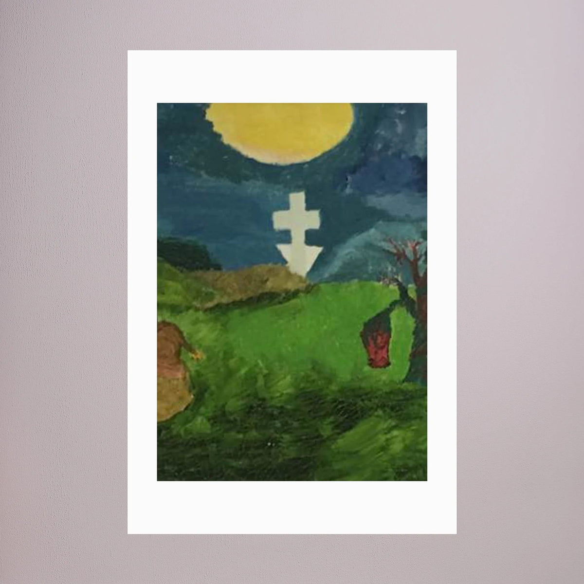 Paper Print art of JL : a grand scene