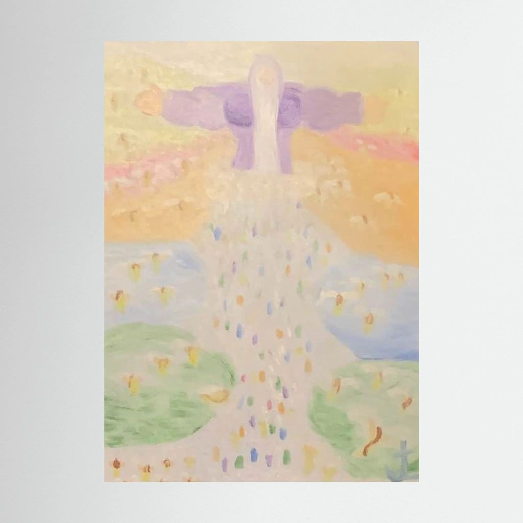 Paper Print art of JL : Entering Into Heaven