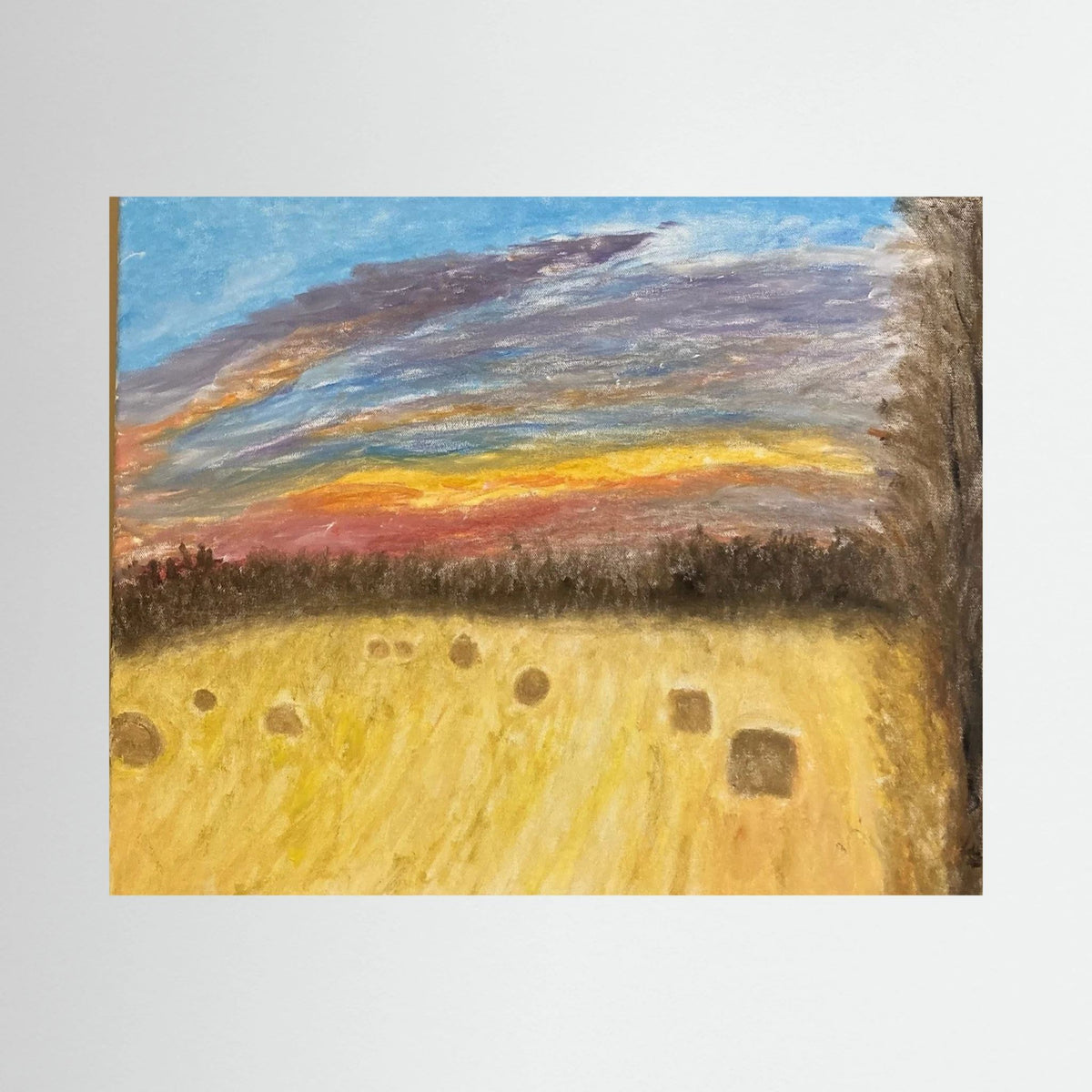 Paper Print art of JL : Midwestern Sunset