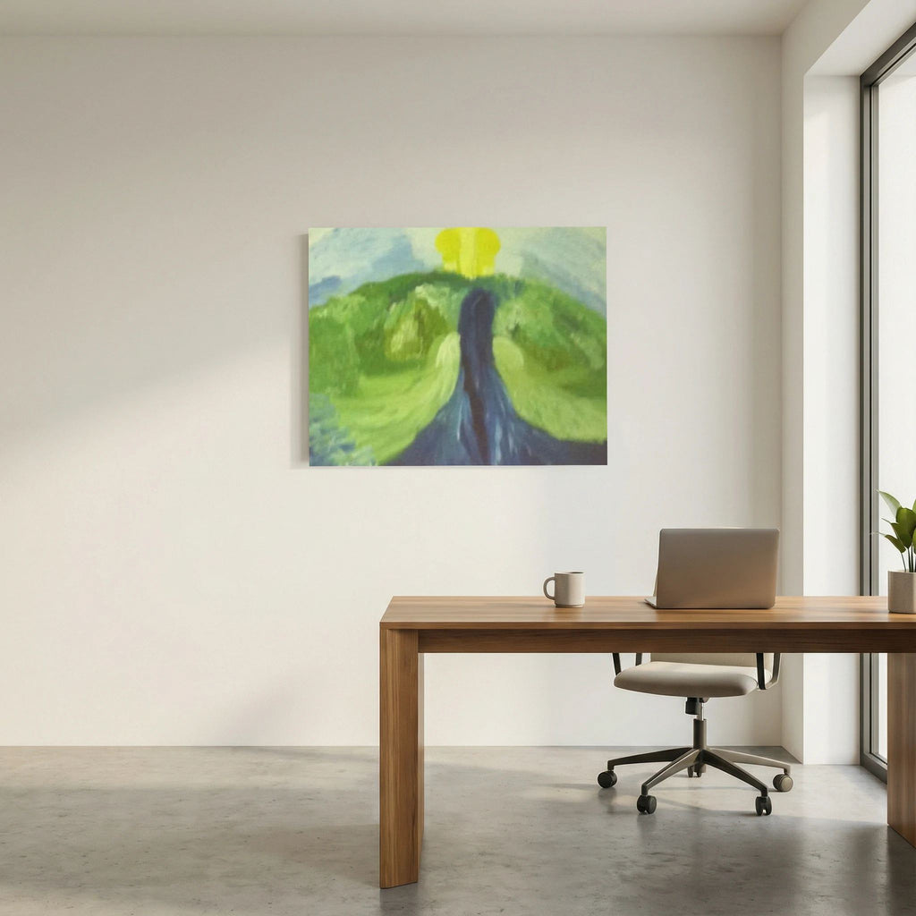 Paper Print art of JL : Birth of a river