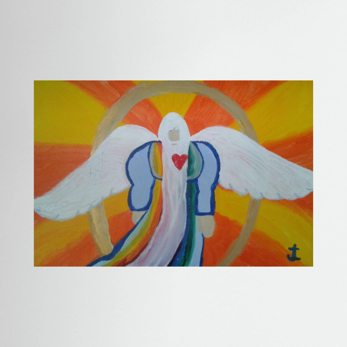 Paper Print art of JL : Angel Gody
