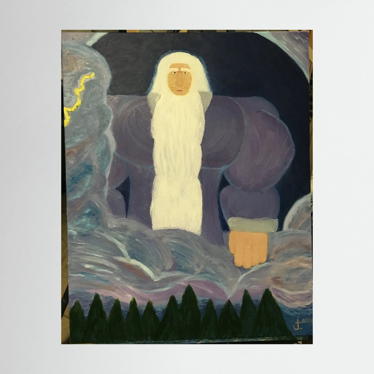 Paper Print art of JL : Vision of God 3