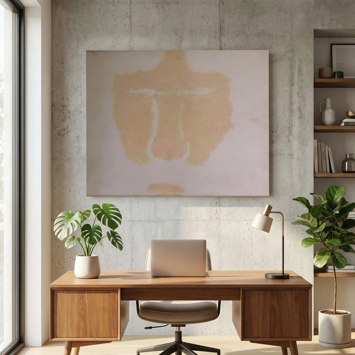 Paper Print art of JL : Shape of His Face