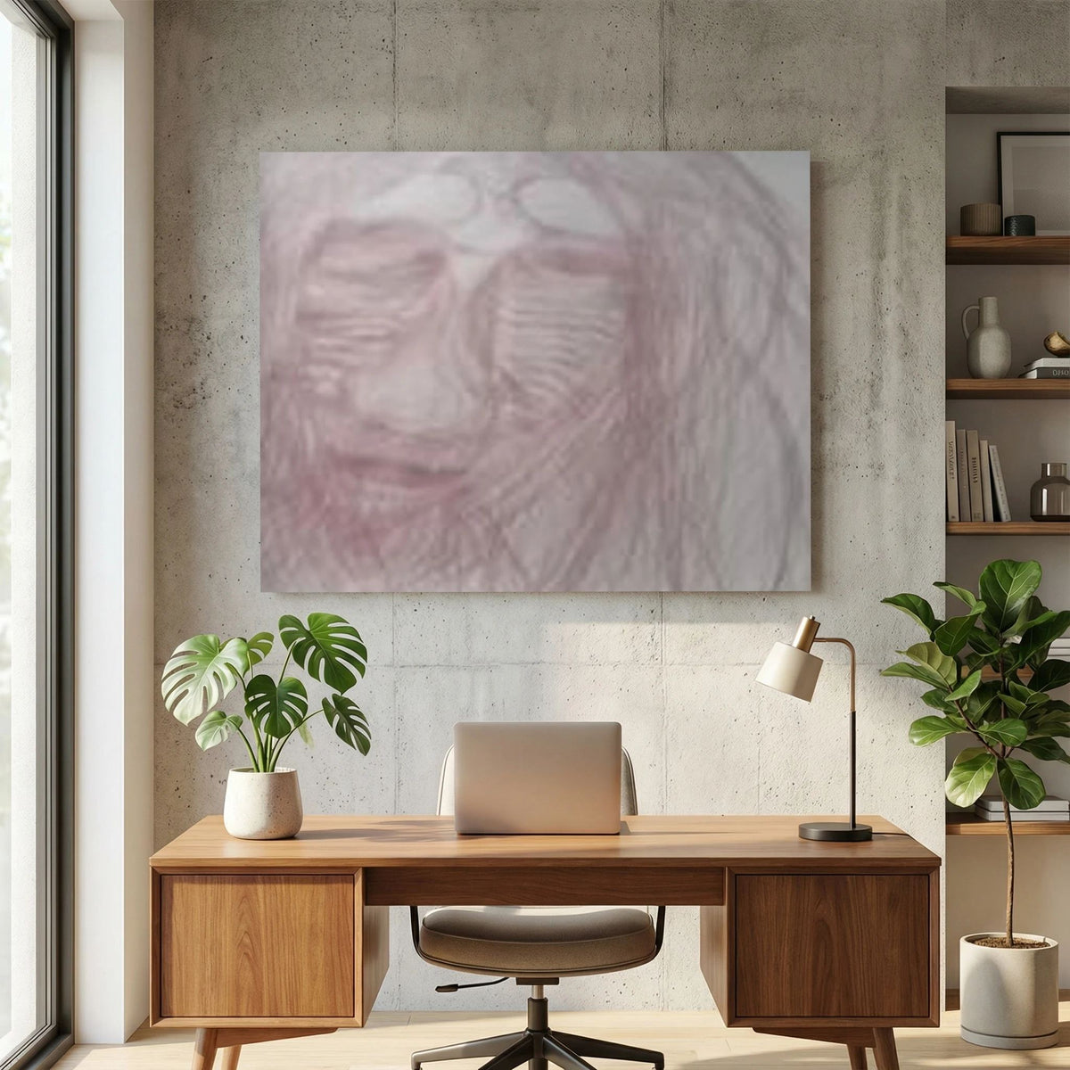 Paper Print art of JL : God's Wrinkles