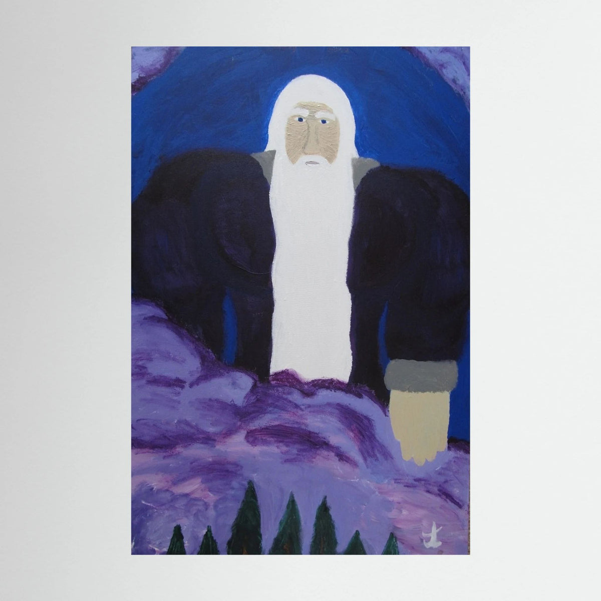 Paper Print art of JL : Vision of God