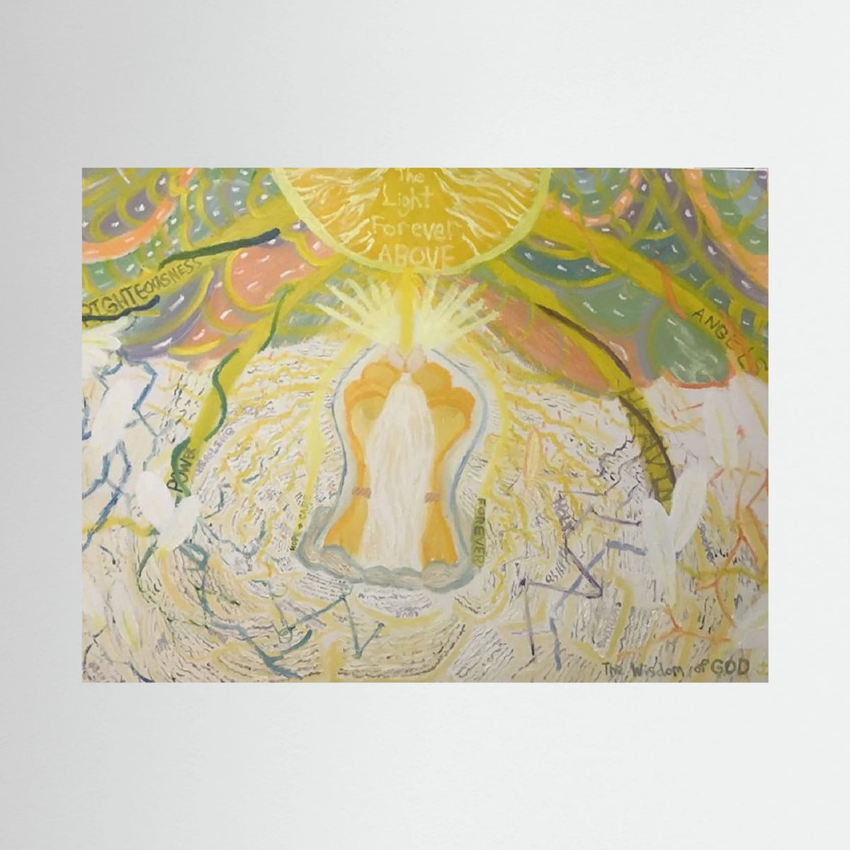 Paper Print art of JL : The Wisdom of God