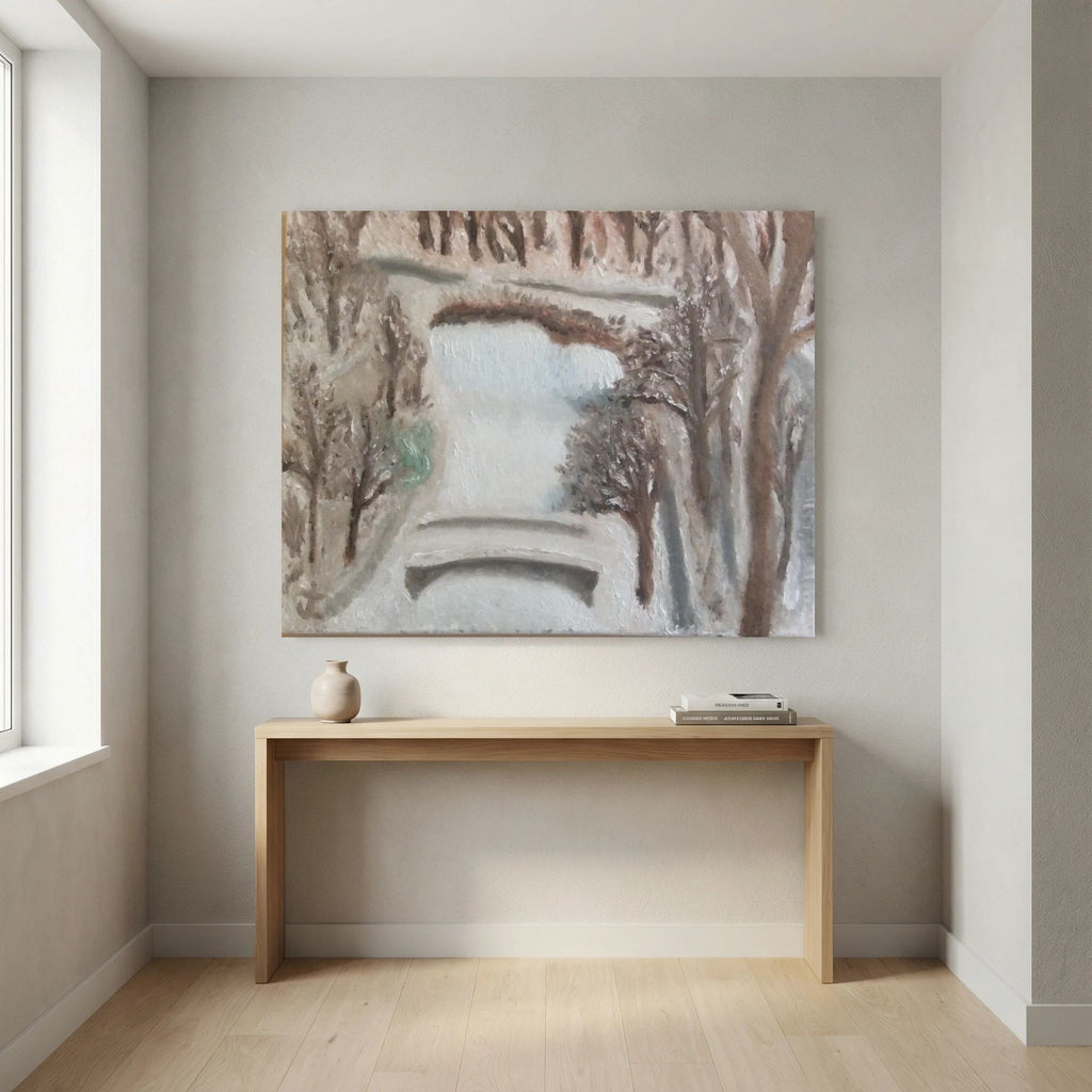 Paper Print art of JL : Frozen Minnehaha Falls