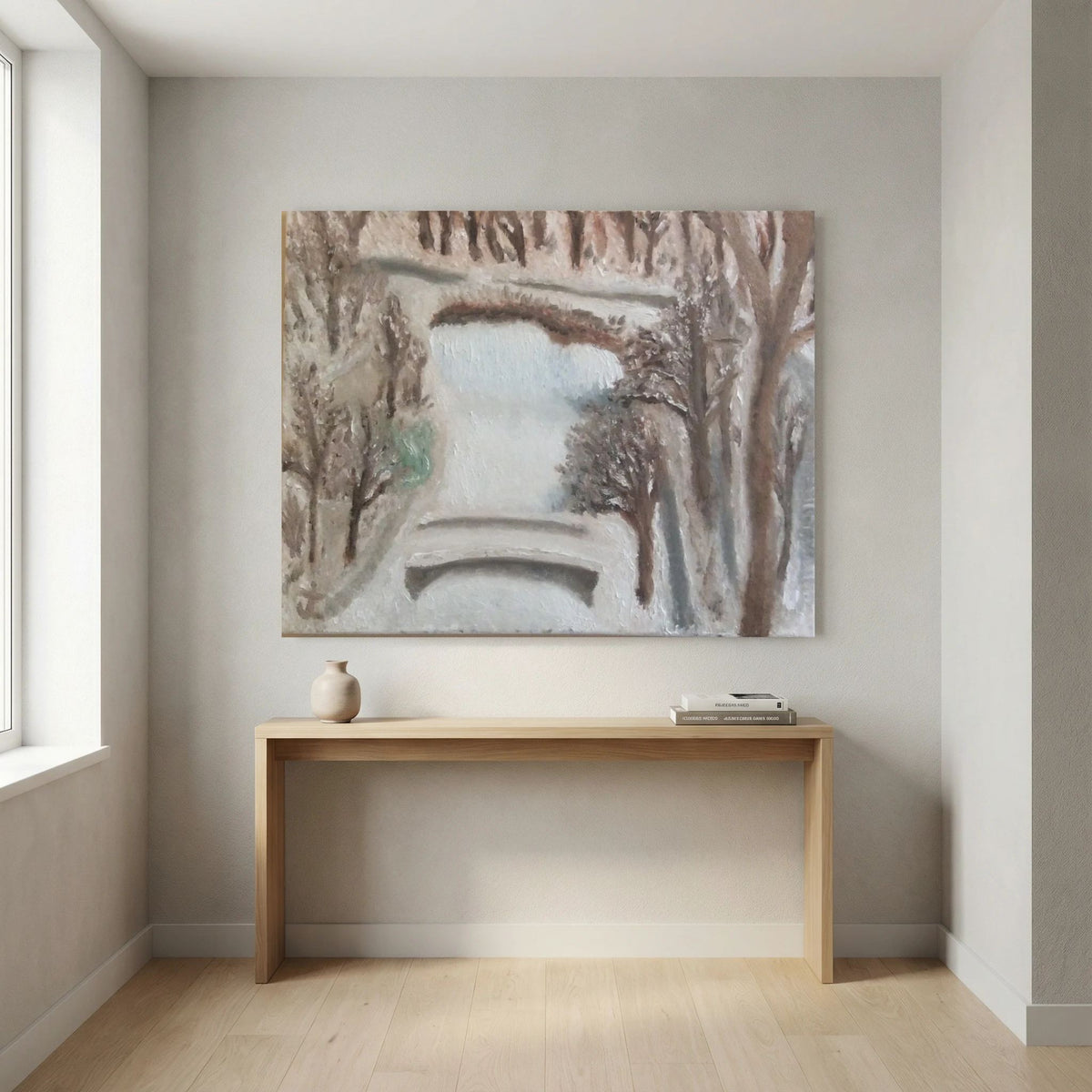 Paper Print art of JL : Frozen Minnehaha Falls