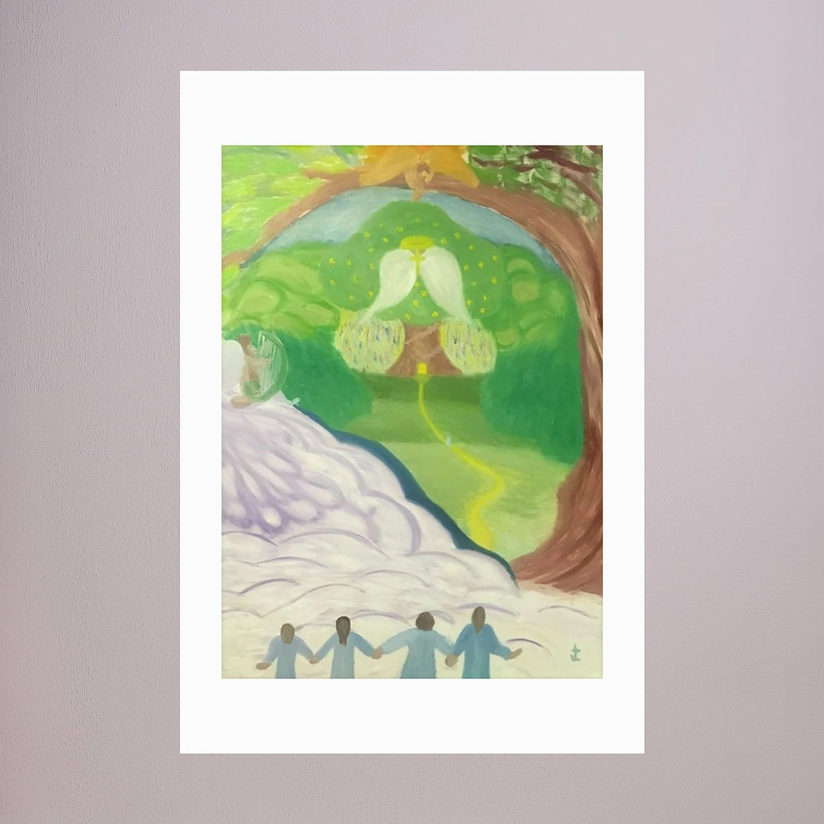 Paper Print art of JL : Angel Visions
